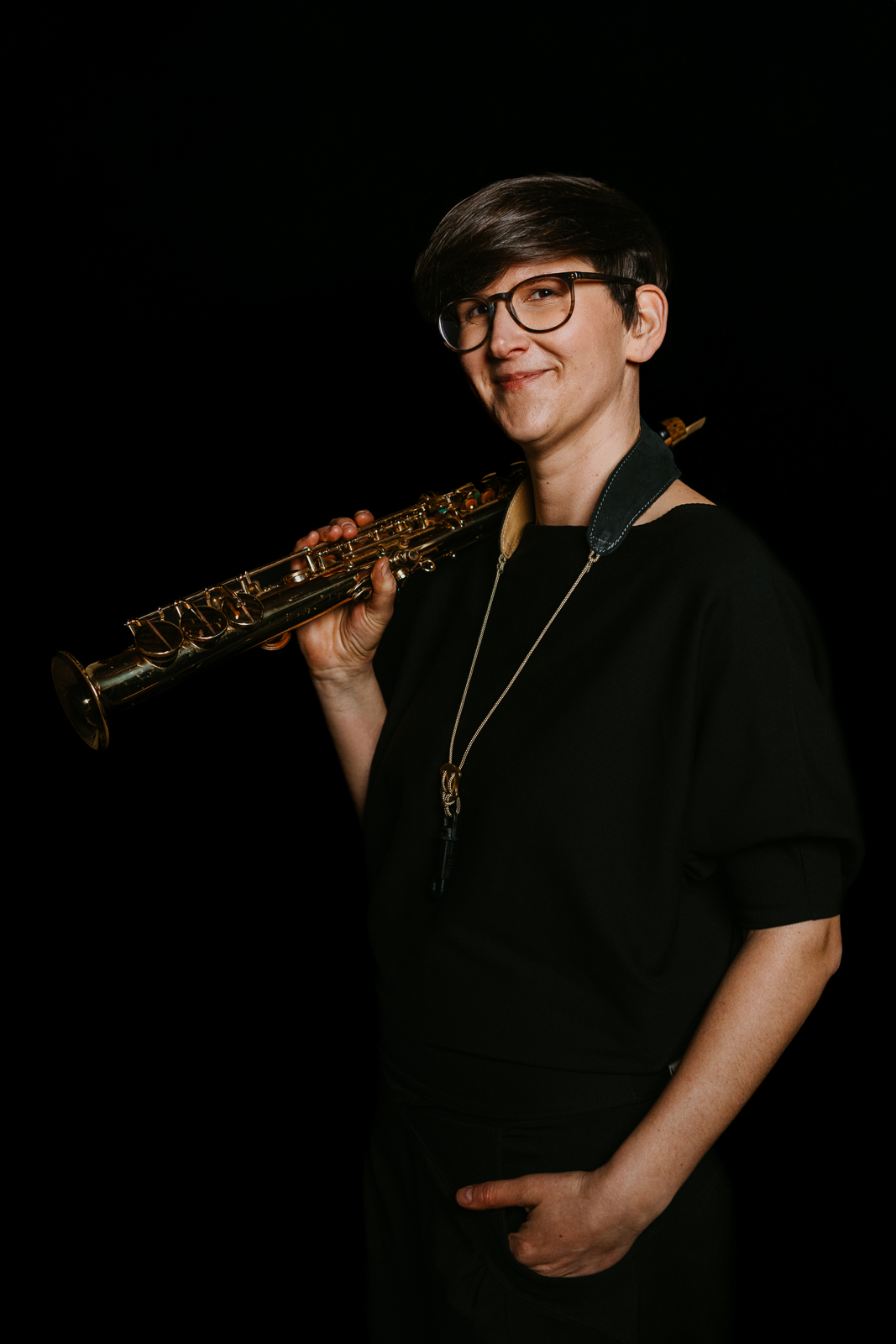 karin waldburger saxophon sopran portrait