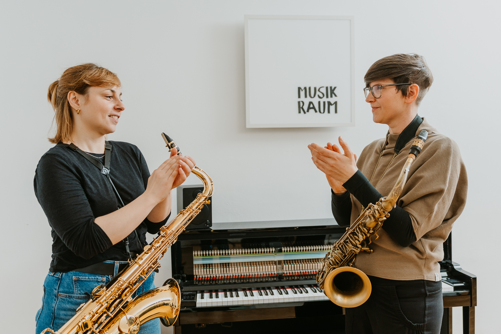 karin waldburger saxophonunterricht wien musikraum einzelunterricht klatschen